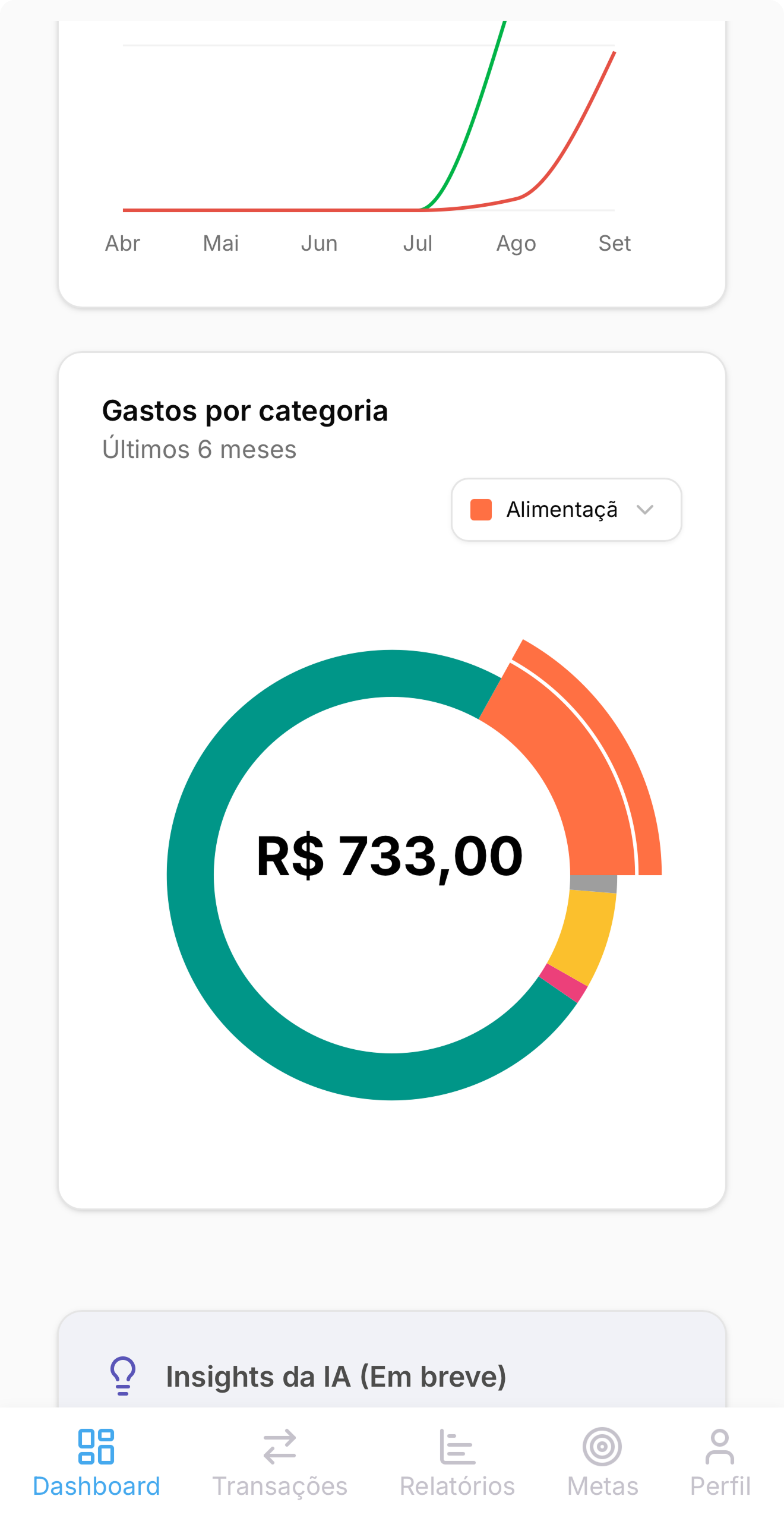Categorias personalizadas